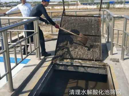 如皋清理水解酸化池筛网